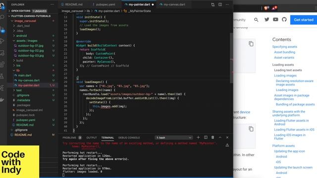 Flutter Canvas Tutorials 01- Live Coding - (2020) смотреть онлайн