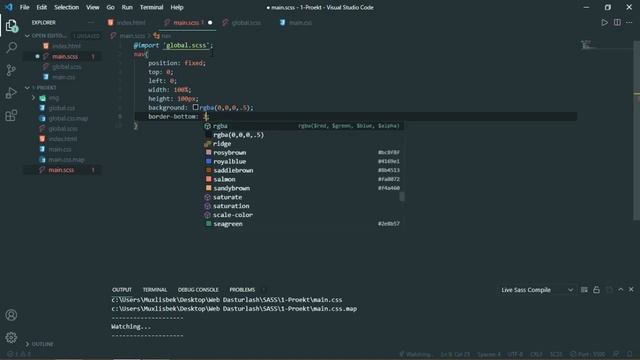 SASS 1-Amaliyot Darsligi | MIT Academy смотреть онлайн