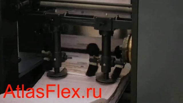 Система складывания в гармошку роля на выходе машины New