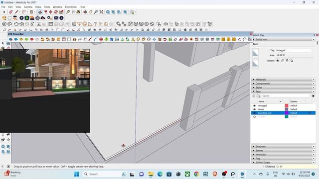 Exterior House Design with SketchUp with V-ray | Modelling | Lighting | Material | Render Settings смотреть онлайн