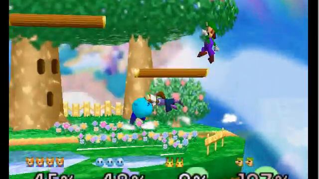 Tricky (Fox) and kniFe (Kirby) vs Frost (Pikachu) and Dunce (Luigi) смотреть онлайн