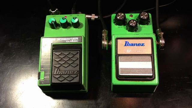 Vintage Ibanez Tube Screamer TS9 vs TS10 смотреть онлайн