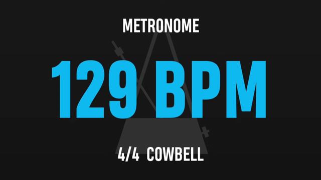 129 BPM 4/4 - Best Metronome (Cowbell) смотреть онлайн