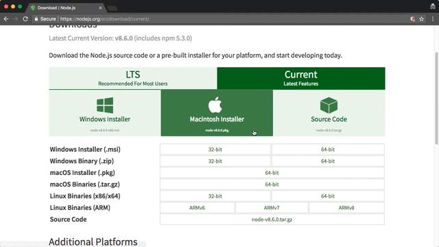 01 Installing Node js смотреть онлайн