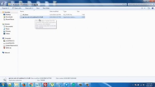 Fix for api-ms-win-crt-runtime-l1-1-0.dll Missing Error 2017