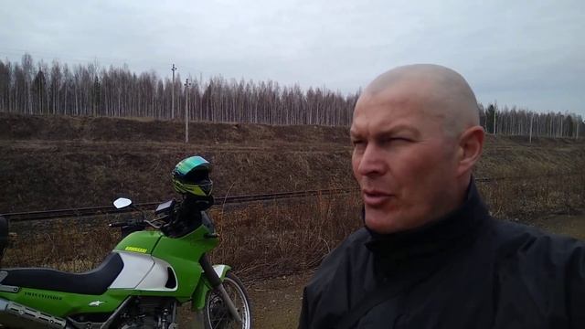 Kawasaki KLE 400.Север, мотосезон ##19. смотреть онлайн