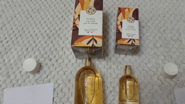 Сравнение по стойкости 2 форматов Sable Fauve 30ml и 100ml. #ивроше #yvesrocher #sablefauve
