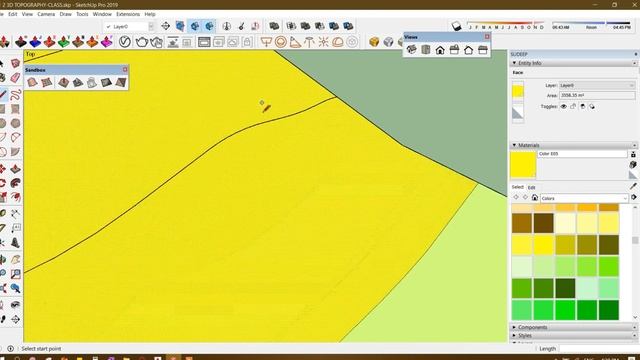 From Survey Plan in AutoCAD to 3D Topography in Sketchup | Part-2 смотреть онлайн