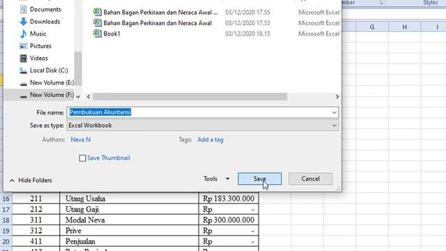Aplikasi Excel Pembukuan Akuntansi II Part I Bagan Perkiraan dan Neraca Saldo смотреть онлайн