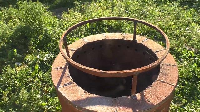 Уличная печь из баллонов своими руками смотреть онлайн