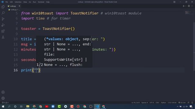 How To Create Reminder App Using Python - Python Project Tutorial смотреть онлайн