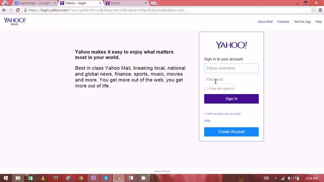 How To Login Yahoo Mail Account From Yahoo Home Page? Yahoo Mail Tutorial