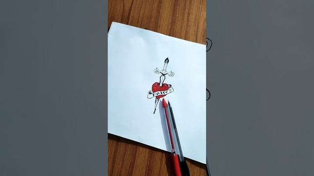 heart pain tattoo ? #hearttattoo #shorts #tattoo смотреть онлайн