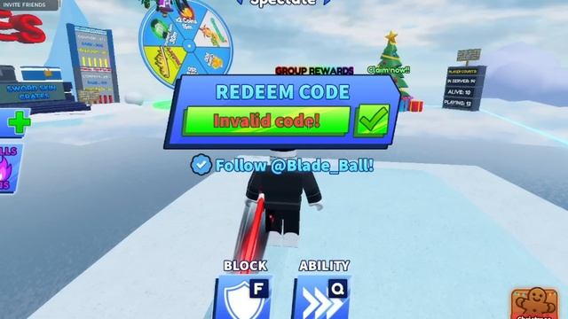 *NEW* ALL WORKING CODES FOR BLADE BALL IN 2023! ROBLOX BLADE BALL CODES смотреть онлайн