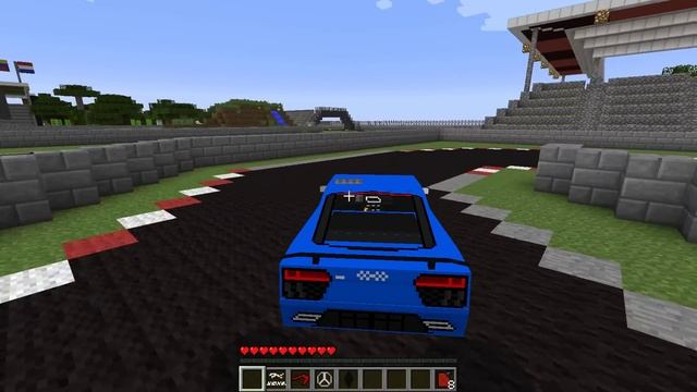 Minecraft RACING CAR MOD / DRIVE AROUND IN SUPER FAST CARS AND SURVIVE!! Minecraft смотреть онлайн