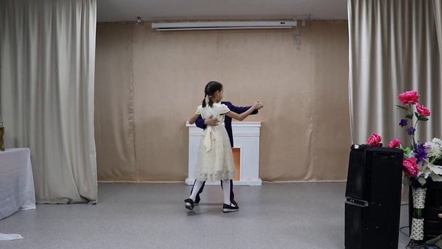 5 класс, вальс, литературный вечер-2023г., Кижингинская школа-интернат. смотреть онлайн