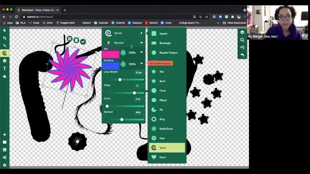SketchPad: Tool for Online School Art Projects смотреть онлайн