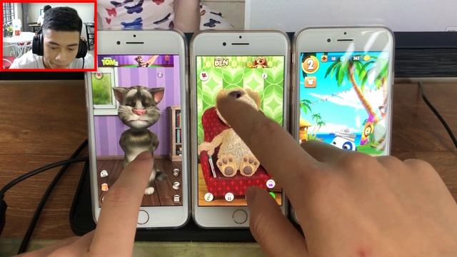 Talking Tom Cat 2 vs Talking Ben the Dog vs My Talking Ben | Gameplay Great Makeover for Children смотреть онлайн