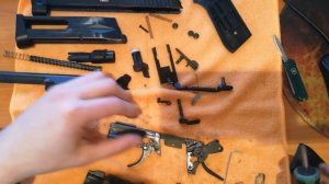 Пневматический пистолет Gletcher TAR92/BRT92/ Беретта полная разборка, сборка.