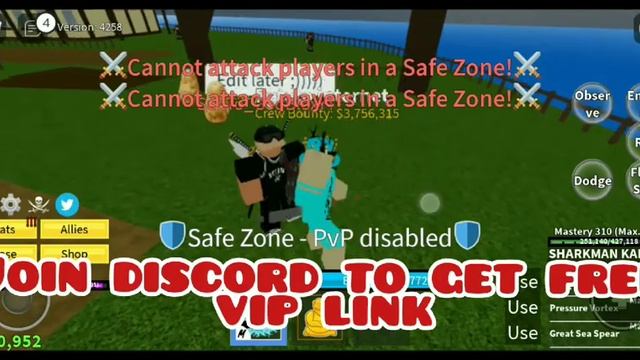 BLOX FRUIT FREE VIP SERVER!! смотреть онлайн