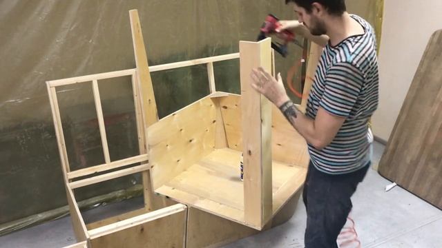 Честерфилд/Угловой диван с каретной стяжкой (часть 1)/Corner sofa with carriage tie (part 1) смотреть онлайн
