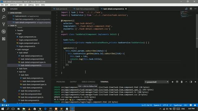Angular with Laravel || Task Manager - Part 6 || Task Detail (Show Operation) смотреть онлайн
