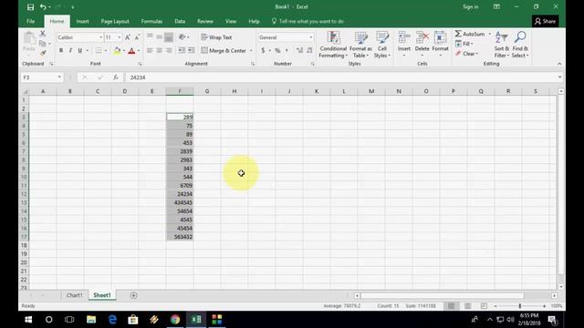 How to Total Sum Select Data in MS Excel (Sum & Highlight) смотреть онлайн