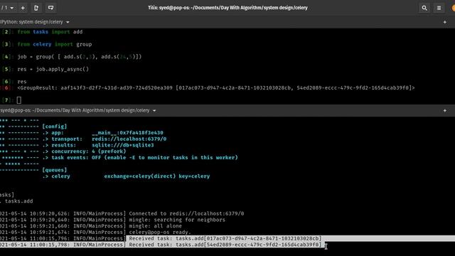 Workflow - Group | Celery смотреть онлайн