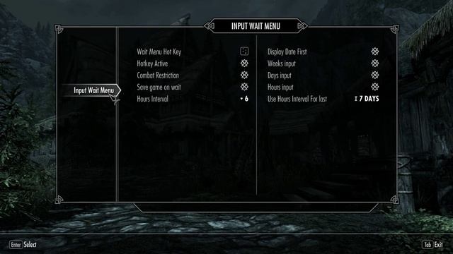 Skyrim: super fast wait menu preview смотреть онлайн