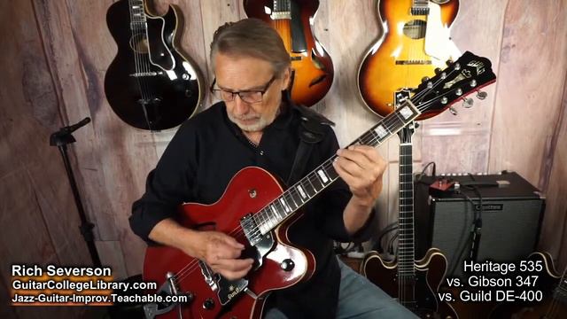 Blues Guitar Shootout - Which Sounds Best? | Heritage vs. Gibson vs. Guild смотреть онлайн