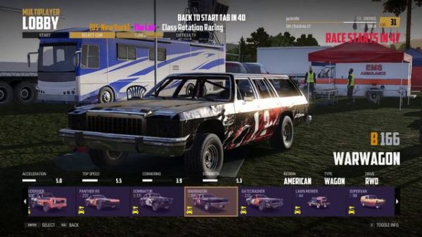 Wreckfest online multiplayer ! Different setting s!