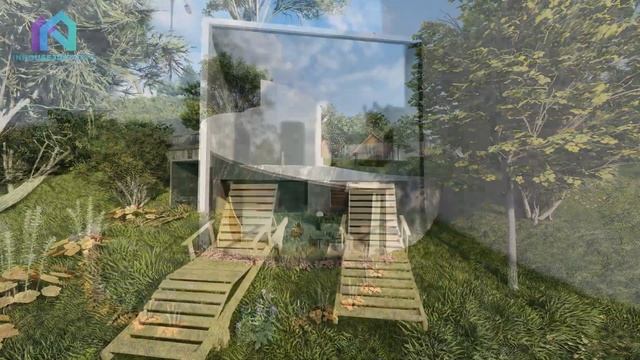 Minimalist House - Architecture 3D animation - 4K смотреть онлайн
