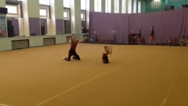 Спортивная акробатика. 1 взрослый. Комбинированное Сидоренко Анна, Бунин Михаил, Новосибирск смотреть онлайн