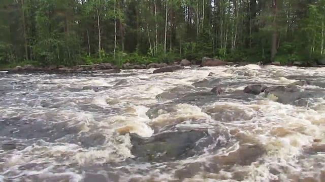 Пороги реки Воньга. Карелия. смотреть онлайн