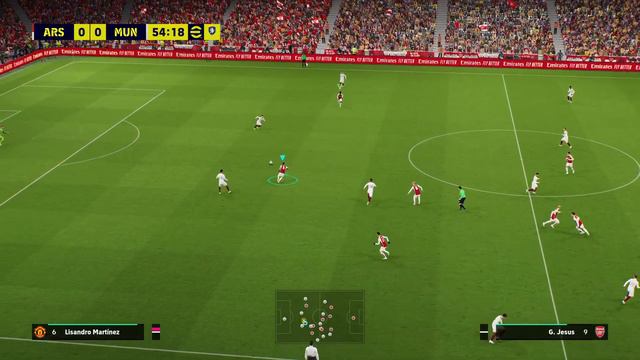 eFootball 2024 PS5 Gameplay (Superstar difficulty) Arsenal vs Manchester united 1080p HD смотреть онлайн