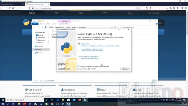 Install Python 3 on Windows10 [ESP] смотреть онлайн