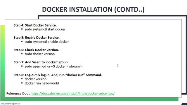 3. Installing Docker on CentsOS смотреть онлайн