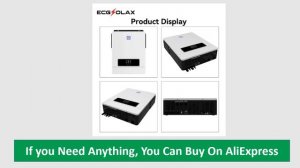 ECGSOLAX 10.2KW 8.2KW Solar Hybrid Inverter
