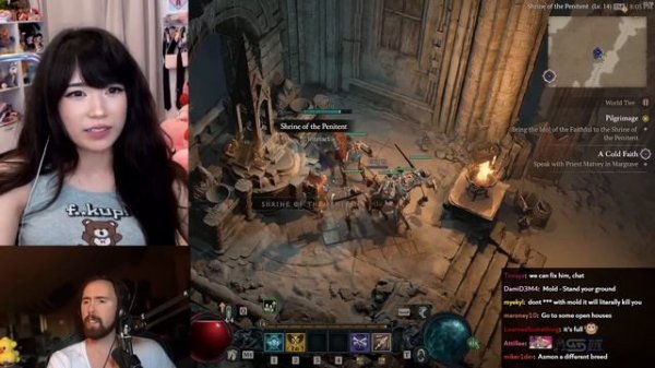 Emiru finally confronts Asmongold over His Degenerate Lifestyle