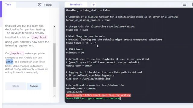 Ansible Config File Update #ansible #yaml #config #DevOps смотреть онлайн