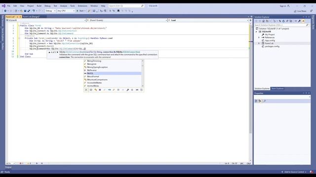 How to Load Record in DataGridView from SQLite Database using VB Net смотреть онлайн