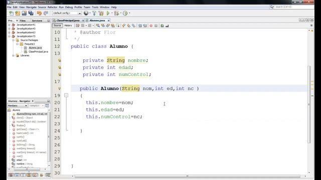 Java- Constructor con parámetros y método toString(). смотреть онлайн