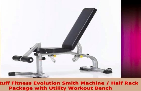 TUFF STUFF Evolution Smith Machine Half Rack Package with Utility Workout смотреть онлайн