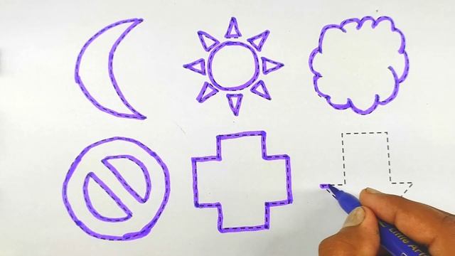easy drawing shape, learn 2d shape for kids, nursery rhymes, preschoolers educational video in hind смотреть онлайн