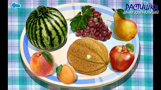 КТО ЕСТЬ КТО? ФРУКТЫ. УЧИМ СЛОВА по картинкам. ПЕРВЫЕ слова для детей. смотреть онлайн