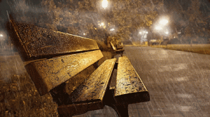 Шум дождя в парке для сна, учёбы и медитации