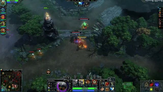 HoN Armadon DAWNBRINGER with SHAMAN'S HEADDRESS - MVP смотреть онлайн
