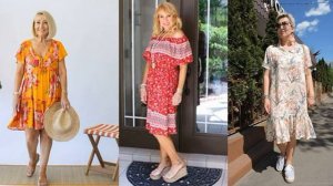 КАКИЕ? ПЛАТЬЯ БУДУТ МОДНЫМИ ЛЕТОМ ДЛЯ ЖЕНЩИН 50 60 ЛЕТ