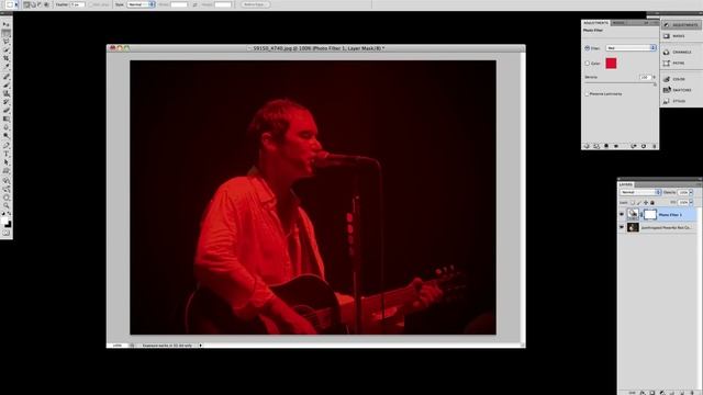 Photoshop Cs5 Tutorial: Red Photo Filter Color Effect смотреть онлайн