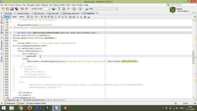 Login form validation in java | validate username and password from database | java tutorial #34 смотреть онлайн